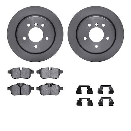 6612-31346, Rotors With 5000 Euro Ceramic Brake Pads Includes Hardware